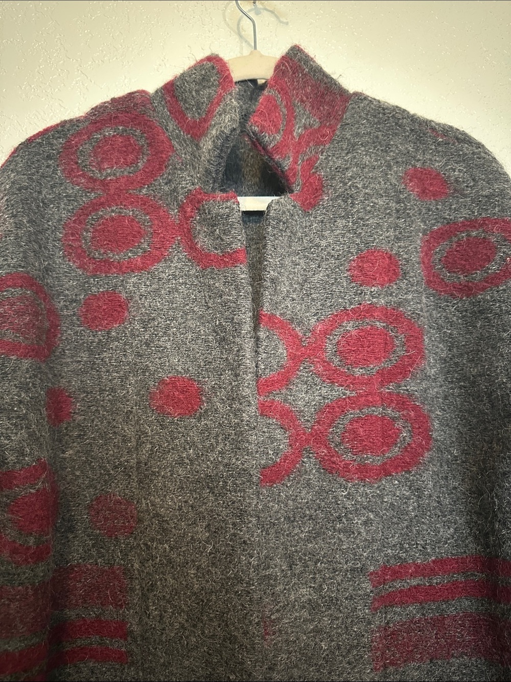 Marimekko SAMPLE Patterned Long Wool Dress Coat M - Picture 2 of 3